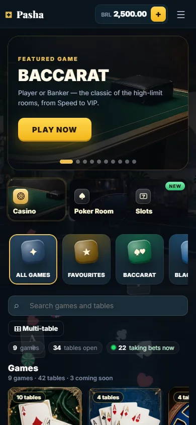 Pasha lobby on a phone