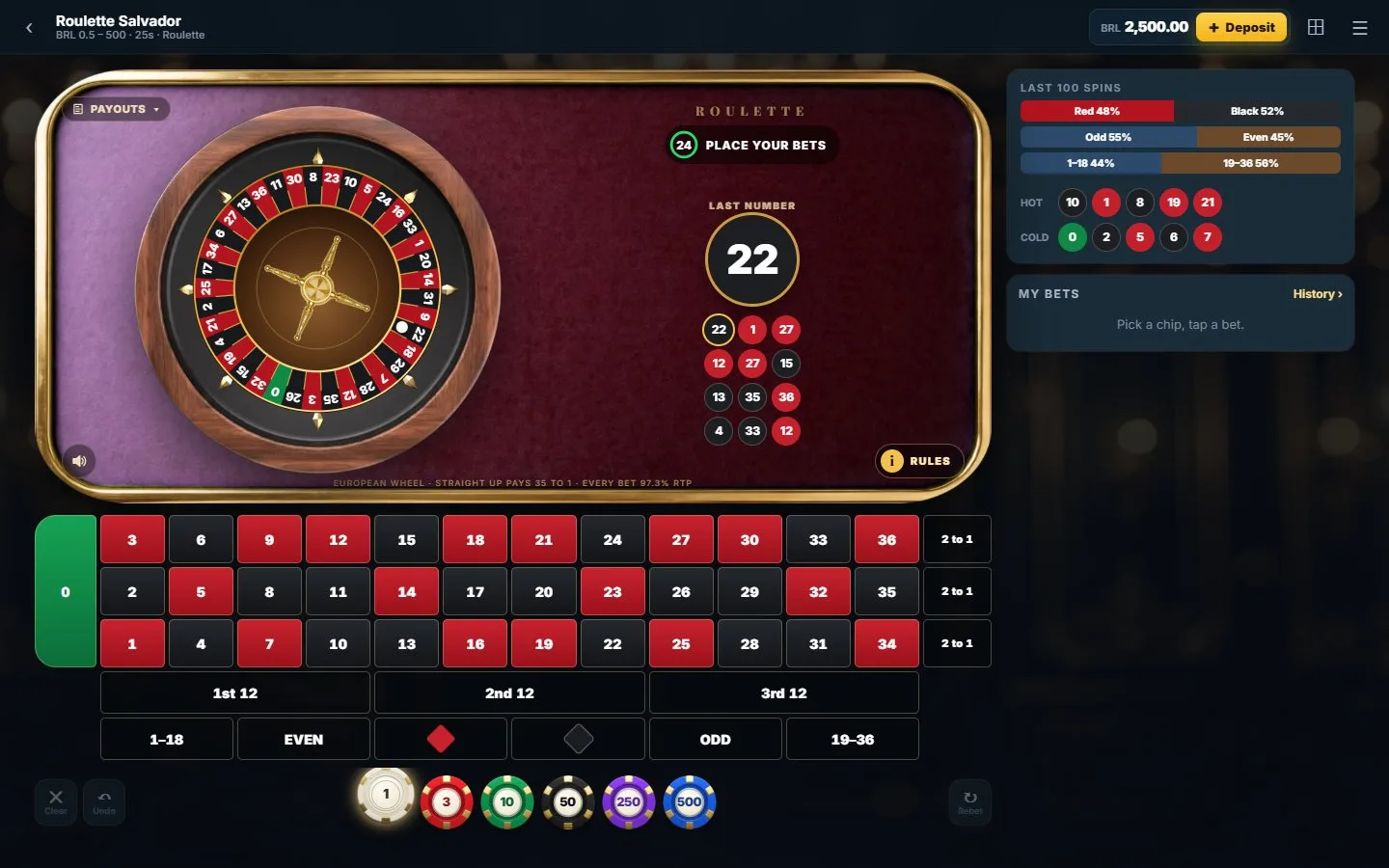 European roulette